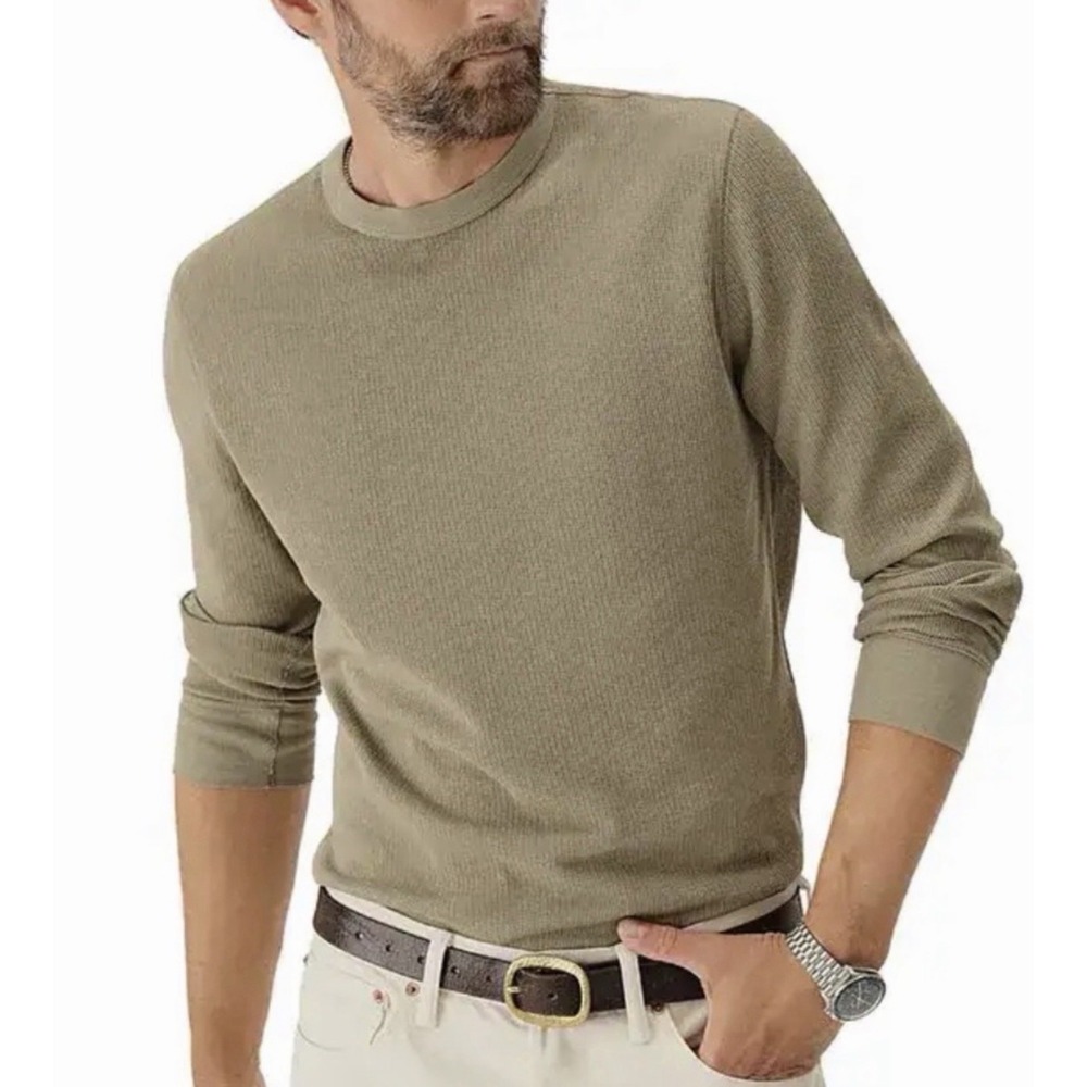 BUCK MASON L VINTAGE THERMAL SURPLUS TEE $98